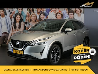 Nissan Qashqai 1.3 MHEV Xtronic Tekna *1.800KG Trekgewicht!* Panoramadak - Allseasons - Dakrails - Trekhaak! - Headup display