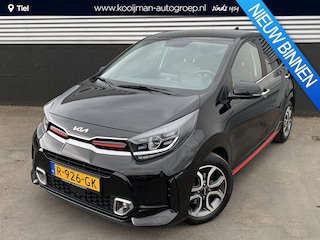 Kia Picanto 1.0 DPi GT-Line Nieuw geleverd, dealeronderhouden, Nieuwe logo! Navigatie, Achteruitrijcamera, Parkeersensoren, lederen bekleding, Climate control, Cruise control