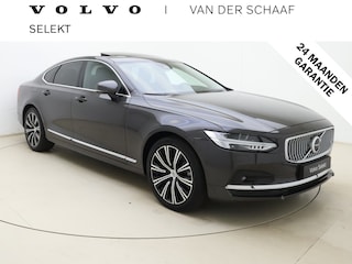 Volvo S90 B4 211pk Ultimate Bright / Luchtvering / Bowers&Wilkins Audio / Massage / Dubbel Glas / Schuif-/kanteldak / Head-Up / Ventilatie / El. Trekhaak / Full-LED / 360 Camera / 19'' /
