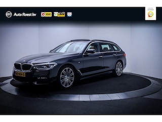 BMW 5-serie Touring 520iA M-SPORT High Executive PANO | MEMORY | HIFI | HEAD UP | LEDER | STOELVERW | FULL LED | AFN TREKHAAK | NAVI | ELEK KLEP | LMV 19''