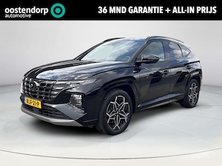 Hyundai Tucson 1.6 T-GDI HEV N Line Sky | Apple carplay/Android Auto | Panoramisch schuif/kantel dak | 360 graden camera | Stoelverwarming/verkoeling | Elektrische verstelbare stoelen met geheugen |