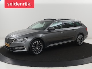 Skoda Superb Combi 1.4 TSI iV Sportline Business | SOH 94,3% | Laurin & Klement | Panoramadak | Stuur/stoel verwarming | Adaptive cruise | Canton sound | Carplay | Sfeerverlichting | Camera | Park assist | Elektrische achterklep
