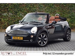 Mini Cooper Cabrio 1.6 Sidewalk/Garantie/Goed onderhouden/Leder