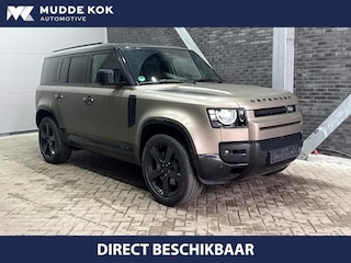 Land Rover Defender 2.0 P300e 110 X-Dynamic HSE | SATIN | Luchtvering | Panoramadak | Trekhaak | 360° Camera | Head-Up | Stoelventilatie | 22 Inch