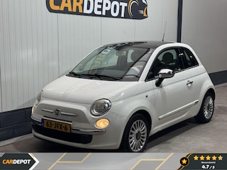Fiat 500 1.2 Lounge Zeer Netjes.Airco Pano