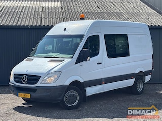 Mercedes-Benz Sprinter 513 513 sprinter - L2H2 - airco - dubbellucht - trekhaak - 7 persoons dubbele cabine - schuifdeur rechts - NL voertuig TOP