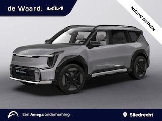 Kia EV9 GT-Line AWD 99.8kWh 385pk | €2.000 VOORDEEL | VEGAN LEDEREN STOELBEKLEDING 'GT-LINE | SCHUIF/KANTELDAK | HEAD-UP DISPLAY | MERIDIAN PREMIUM AUDIO  | 360° CAMERA |