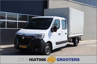 Renault Master 2.3 DCI145 pk Pick Up Dub Cabine met huifopbouw