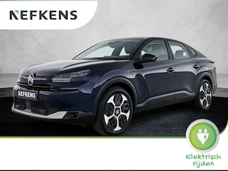 Citroën C4 Ë-C4 X Plus Extended range 54 kWh 156pk | Accu 98% | 427km WLTP Actieradius | Lage kilometerstand! | Navigatie | Achteruitrijcamera | Climate Control | Cruise Control | Parkeersensoren | Elektrisch inklapbare spiegels | Stof/kunstlederen comfortstoelen | Armsteun | Apple Carplay / Android auto | DAB+ radio | Bluetooth | Led koplampen | Adaptief demping systeem | Digitaal instrumentenpaneel |