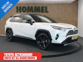 Toyota RAV4 2.5 Hybrid Style -  AFNEEMBARE TREKGEWICHT - TREKGEWICHT 800 KG - 4 SEIZOENENBANDEN - ELEKTRISCHE ACHTERKLEP - ELEKTRISCHE BESTUURDERSSTOEL - VOORSTOELEN VERWARMD - CLIMATE CONTROL - CAMERA - DRAADLOZE TELEFOONLADER - APPLE CARPLAY/ ANDROID AUTO - PARKEERSENSOREN VOOR EN ACHTER - TWO TONE LAK - KEYLESS ENTRY/ START - KIWA ALARMSYSTEEM - ONDERHOUDSHISTORIE AANWEZIG