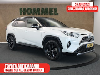 Toyota RAV4 2.5 Hybrid Style -  AFNEEMBARE TREKGEWICHT - TREKGEWICHT 800 KG - 4 SEIZOENENBANDEN - ELEKTRISCHE ACHTERKLEP - ELEKTRISCHE BESTUURDERSSTOEL - VOORSTOELEN VERWARMD - CLIMATE CONTROL - CAMERA - DRAADLOZE TELEFOONLADER - APPLE CARPLAY/ ANDROID AUTO - PARKEERSENSOREN VOOR EN ACHTER - TWO TONE LAK - KEYLESS ENTRY/ START - KIWA ALARMSYSTEEM - ONDERHOUDSHISTORIE AANWEZIG