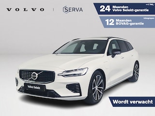 Volvo V60 T8 Plug-in hybrid AWD Plus Dark | Panoramadak | 360° camera | Head-up display | Harman Kardon | Stoel- en stuurverwarming | Trekhaak