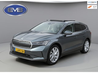 Skoda Enyaq iV 80, panoramadak, electr bedienbare trekhaak, 1/2 lederen sportinterieur, achteruitrijcamera,vele opties1 e eigenaar