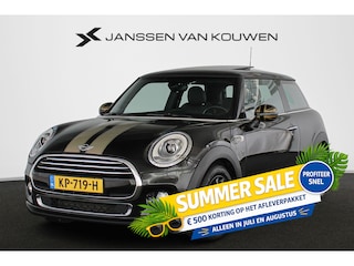Mini Cooper 3-Deurs 1.5 Marylebone Panoramadak Stoelverwarming Leder Keyless Harman Kardon