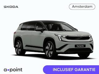 Skoda Peaq 90 Sportline 7p. 286 pk | Adaptive Chassis Control Pakket | Assist pakket | Panorama Dak | Trekhaak | Warmtepomp | Winter pakket | Velgen: 21" lichtmetalen velgen "Dugong" zwart gepolijst | Simply Clever