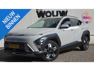 Hyundai Kona 1.6 GDI HEV Premium Elektr Achterklep | Elektr bed Stoelen voor | Light Grey Leder interieur | Org. NLse auto Dealeronderhouden