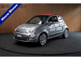 Fiat 500 1.0 Hybrid Dolcevita Navi Leer Cruise PDC Carplay Zwarte binnenhemel LM velgen