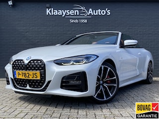 BMW 4-serie Cabrio 420i M-Sport 184 pk High Executive AUT. | dealer onderh. | cognac leder | memory seat | trekhaak | stoel-/stuurverw. | harman/kardon