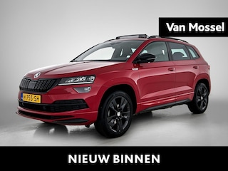 Skoda Karoq 1.5 TSI ACT Sportline Business | TREKHAAK | PANORAMADAK | CANTON | STUURVERWARMING | STOELVERWARMING | LED | DIGITAAL DASHBOARD |