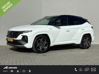Hyundai Tucson 1.6 T-GDI PHEV N Line Edition 4WD / Dealer onderhouden / Fabrieksgarantie tot 04-2027 / Stuur- & Stoelverwarming / Trekgewicht 1350 kg / Elektrische achterklep / Achteruitrijcamera / Apple Carplay/Android Auto / Adaptief cruise control /