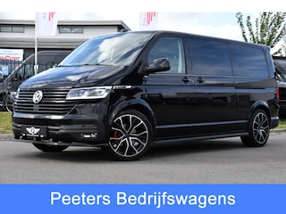 Volkswagen Transporter 2.0 TDI L2H1 30 DC Bulli Black Edition Adaptieve Cruise, Virtual, Camera, Carplay, Stoelverwarming, LED, 2 x Schuifdeur, Automaat, Trekhaak, Sensoren, Uniek!