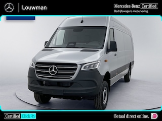 Mercedes-Benz Sprinter 319 CDI L4H2 Pro 4x4 Nieuwstaat Distronic Elektrische-Schuifdeur Parkeerpakket Stoel & Stuurverwarming