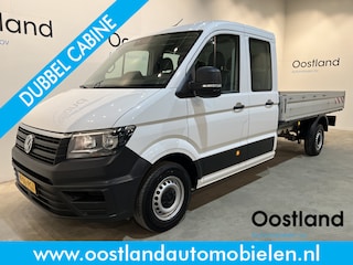 Volkswagen Crafter 35 2.0 TDI L4 DC Dubbel Cabine RWD 140 PK Open Laadbak / Euro 6 / Trekhaak 3.000 KG / Airco / Camera / CarPlay / Navigatie