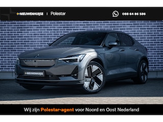 Polestar 2 Long Range Single Motor Prime 82 kWh | Nieuw uit vooraad | Pilot assist | 360 camera met parkeerhulp | BLIS | Cross Traffic Alert | Rear collision warning | Panoramadak | Harman Kardon premium sound | Volledig verstelbare voorstoelen | Polestar digital key | LED mistlampen met bochtverlichting | Elektr. bedienbare achterklep met voetsensor | Warmtepomp | stoelverwarming achterin | Verwarmd stuurwiel |