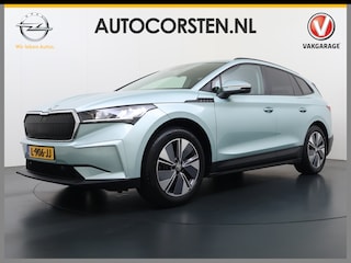Skoda Enyaq iV 60 SOH 93% Camera Comfort-pakket Draadloze telefoonlader Keyless entry Privacy Glas Apple Carplay Android Auto Navi Ecc Pdc P-Assist Lmv Led Isofix Mirrorlink® Cruise Control 1e Eigenaar Origineel Nederlandse Auto