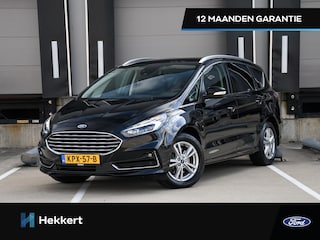 Ford S-MAX Titanium 2.5i HEV 190pk Automaat 7-Pers. TREKHAAK | ADAPT. CC | DODE HOEK | LEDER | 17''LM | CAMERA