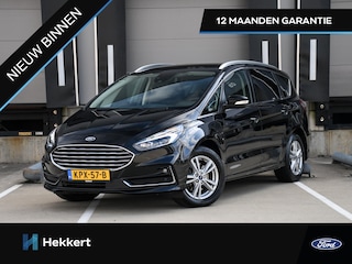Ford S-MAX Titanium 2.5i HEV 190pk Automaat 7-Pers. TREKHAAK | ADAPT. CC | DODE HOEK | LEDER | 17''LM | CAMERA