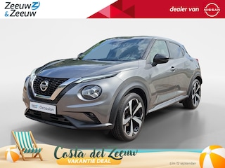 Nissan Juke 1.0 DIG-T Tekna 117PK | 1ste eigenaar | Navigatie | Cruise Control | Climate Control | Stoel- voorruitverwarming | 360 camera | Parkeersensoren rondom | 19'' Lichtmetalen velgen |