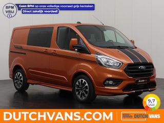 Ford Transit Custom 2.0TDCi 170PK Automaat Dubbele Cabine Sport | Leder | 2xSchuifdeur | Airco | Cruie