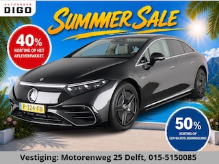 Mercedes-Benz EQS 450+ AMG LINE 108 kWh SOH 99% GARANTIE 2032* 1e EIG. NL AUTO. PANORAMA DAK . 360 GRADEN CAMERA .