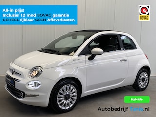 Fiat 500 1.0 Hybrid Dolcevita LEDER-NAVI by CARPLAY-AIRCO/ECC-SPORT INT-CRUISE CONTROL-PDC