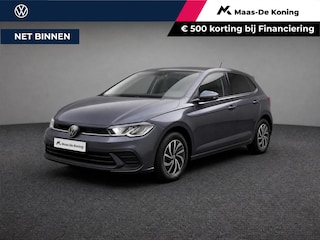 Volkswagen Polo 1.0 TSI 95pk DSG Life Edition · Camera · Apple/Android Car Play · Stoelverwarming · Navigatie · P-Sensoren · 15'' Inch · Garantie t/m 15-07-2028 of 100.000km