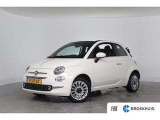 Fiat 500 1.0 Hybrid Cabrio Dolcevita Finale | 1e Eigenaar! | Dealer Onderhouden! | Navi By App | Cruise Control | Stoelverwarming | Airco | Parkeersensoren | Lichtmetalen Velgen