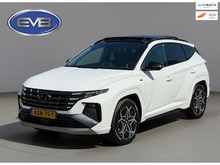 Hyundai Tucson 1.6 T-GDI PHEV N Line Sky 4WD, panoramadak, 360 camera, lederen sportinterieur, afn.trekhaak, vol opties! 1 e eigen