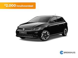 Volkswagen Polo 1.0 TSI R-Line Edition | Afstandscontrolesysteem (Front Assist) | Bumpers in R-Line design, achterspoiler, zijdorpels en sieruitlaat | Digitale radio-ontvangst (DAB+)