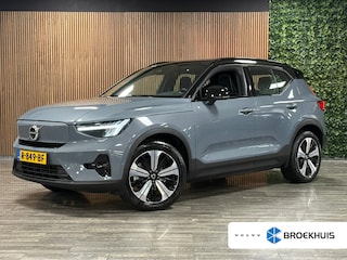 Volvo XC40 Recharge Ultimate 70 kWh | 94% SoH | Schuifdak | 360° Camera | Harman Kardon | All Season banden | Adaptieve Cruise Control | Bestuurdersstoel elektrisch geheugen | Stoel en Stuurwielverwarming | 19 Inch | Passagiersstoel elektrisch | Microtech / alcantara bekleding met wit stiksel en bies | Zitting verlenging voorstoelen | Pilot Assist | BLIS Dode Hoek Detectie | Warmtepomp | Google Infotainment | Keyless Drive | Verlichtingspack 2 | Parkeersensoren voor+achter | Elektrisch bedienbare achterklep | Draadloos telefoon opladen | DAB Radio | Apple Carplay/Android Auto | Volvo On Call met mobiele App functie | Thunder Grey Metallic |