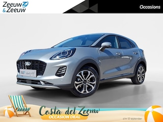 Ford Puma 1.0 EcoBoost Hybrid Titanium Automaat | NL-Auto | 1e Eigenaar | Driver Assistance Pack inc Blue Cruise voorbereiding | Winter Pack | Camera | Adaptive Cruisecontrol | Dodehoekdetectie | 17" Lichtmetaal |