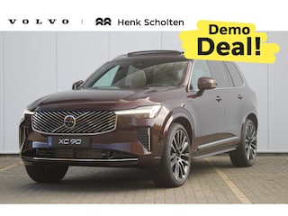 Volvo XC90 T8 Plug-in hybrid AWD Ultra Bright Exec. Ed. | Verwarmde, Geventileerde en Masserende Voorstoelen | Luchtvering | Panoramisch Schuif-/Kanteldak | 360º Camera | Gelamineerd en Getint Glas Achter| Bowers & Wilkins | 22 Lichtmetalen velgen.