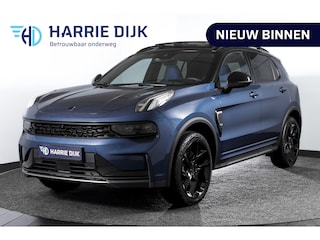 Lynk & Co 01 1.5 PHEV 261PK MY23 | Blackpakket | Donkere hemel | 360 Camera | 7.4 kWh boordlader | S/K-panodak | Adapt. Cruise | Memory | Elek. klep | LM 20" | 5475