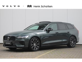 Volvo V60 T8 455PK Plug-in hybrid AWD Plus Dark | Adaptive Cruise & Pilot Assist | Panoramisch Schuif-/kanteldak | Premium Harman/Kardon Audio | Extra Getint Glas Achter | 360 Camera | Sportstoelen | Stoel & Stuurverwarming |