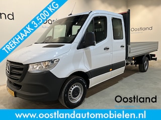 Mercedes-Benz Sprinter 317 CDI L3 RWD DC Dubbel Cabine Open Laadbak / Euro 6 / Trekhaak 3500 KG / Airco / Camera / CarPlay / Cruise Control Adap. / 6-Zits /