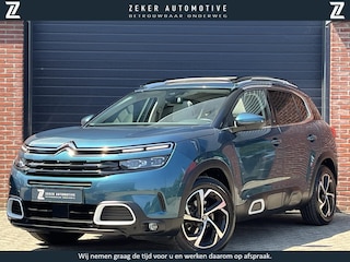 Citroën C5 Aircross 1.2 PureTech Shine Panoramadak, Riem vervangen, Trekhaak Afneembaar, Lederen Bekleding, LED, Navigatie