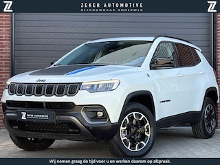 Jeep Compass 1.3T PHEV 4XE, Elektrische achterklep, Panoramisch schuifdak, Half leder, Keyless, Camera