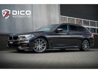 BMW 5-serie Touring 540i 340 pk xDrive High Executive M-Sportpakket / Pano-Dak/ Bowers&Wilkins/ Massage/ Head-Up/ Soft-Close/ Adap.Ond./ Nappa-Leder/ Adap.Cruise/ Stoel.Verw/ Stuur-Verw/ Trekhaak/ 20'' LMV