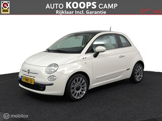 Fiat 500 0.9 TwinAir Turbo Lounge | 52dkm NAP | Schuif \ kantel dak | Airco | leder interieur | Lichtmetaal | Parkeersensoren |