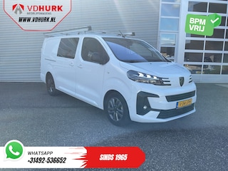 Peugeot Expert 2.0 HDi 180 pk Aut. DC Dubbel cabine LED/ Imperiaal/ Stuurverw./ Carplay/ Navi/ Camera/ Climate/ Afn.Trekhaak/ PDC/ LMV/ Cruise